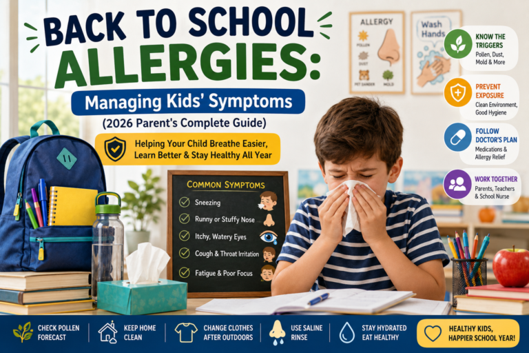Back to School Allergies: Managing Kids’ Symptoms (2026 Parent’s Complete Guide)